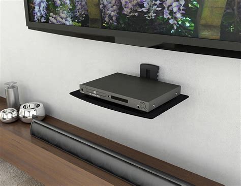 wall mounted cable box shelves